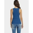 thumbnail image 5 of Women's Racerback Tank Top - Sleeveless Slim Fit Cami Shirt, Breathable Stretch Fabric, Casual Summer Blouse, 5 of 6