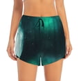 thumbnail image 4 of Lsque Witch House On The Hill Printed Women's Running Shorts with Liner Pockets,Elastic Quick Dry Workout Athletic Gym Yoga Shorts,Womens High Waist Shorts-XX-Large, 4 of 9