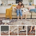 thumbnail image 6 of Washable Area Rugs 8x10 ft, Non-Slip Large Soft Vintage Carpet for Living Room Bedroom, Retro Floral Rug for Indoor Floor, Pet-Friendly Low Pile Accent Rug, 6 of 8