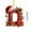 D, variant on Summercome Christmas Ornaments Letter, Alphabet Ornaments with Xmas Hat for Christmas Tree Hanging Ornament, Funny Ornaments, Large Letters Christmas Ornaments 2025 (C)