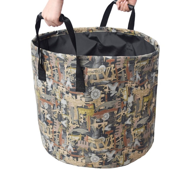 Advancent Bolsa de basura de gran capacidad para el hogar, bolsa de basura para jardín, Patio, Cubo de basura organizador, contenedor lavable Almacenamiento y organización del hogar Camuflaje Advancent HA065659-02