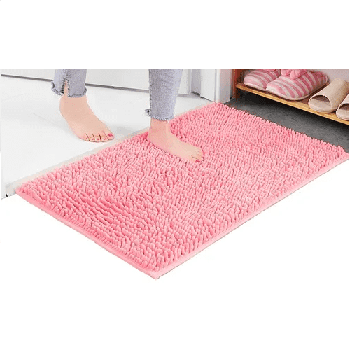 Alfombra Malubero Antideslizante suave y cómoda rosa