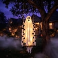 thumbnail image 7 of Halloween Decorations Outdoor - 6ft Hanging Swing Ghost Decor with a Maple Leaf Swing,String Light and Remote Control,Halloween Decor for Tree,Yard,Porch,Garden, 7 of 7