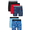 Black, Optical Blue Game Control Print, Raindrop Blue, Athletic Navy Gamer Print, Best Red, variant on Hanes Boys Boxers Underwear Pack, 5-Pack, Cotton-Stretch Boxer Briefs for Boys, Moisture-Wicking