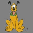 thumbnail image 2 of Junior's Mickey & Friends Pluto Perked Dog Ears Cowl Neck Sweatshirt, 2 of 4