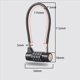 thumbnail image 4 of 2X Cerraduras de Equipaje, Candados de Seguridad para Maletas de 4 Dígitos, Candado de Combinación para Maletas Candado de Viaje con Cable Flexible, Candado para Bicicletas, 4 of 5
