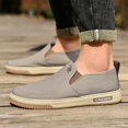 thumbnail image 2 of CANEMON Men's Canvas Slip-On Loafers, LY553, Khaki, US 9.5, 2 of 9
