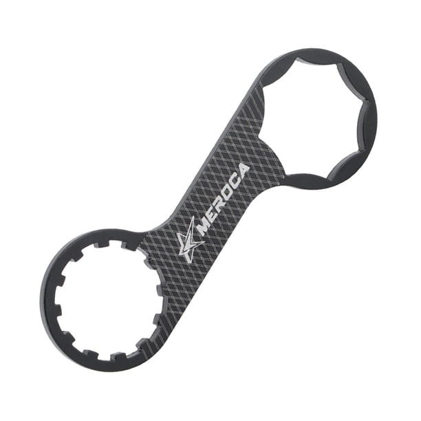 Bicicleta Tenedor de llave delantero tenedor Llave doble removedor de negro 1 kusrkot Llave de horquilla delantera de bicicleta