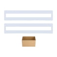 thumbnail image 1 of yuksok Parking Lot Line Stencil Pavement Painting Convenient Straight Line Template 2 Templates, 1 of 9