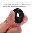 thumbnail image 4 of 4Pcs T Shape Rubber Grommet Mount Dia 23mm ID 13mm H 15mm Seal Protection Cable Grommets Flexible Cable Pipe, 4 of 5