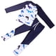 thumbnail image 4 of Odeerbi 3-14 Años Niños 2 Piezas de Manga Larga Rash Guard Conjunto Dibujos Animados Impresión Upf 50 + Traje de Baño de Surf Seco Rápido Con Pantalones Cortos, 4 of 5