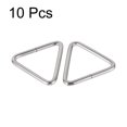 thumbnail image 3 of Unique Bargains 38mm Inner Width Metal Triangle Ring Buckle 10 Pack, 3 of 4