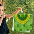 thumbnail image 3 of Dreamtimes Green Shamrocks Ribbon Hand Towels 2 PCS, Ultra Soft and Highly Absorbent, Saint Patricks Day Decorative Fingertip Towel for Home, Bathroom, Kitchen, 28.3"x14.4", 3 of 5
