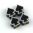 thumbnail image 4 of 4Pcs Assorted Color Heart-Shaped Valve Caps for Car Tires Easy Replacement, 4 of 8