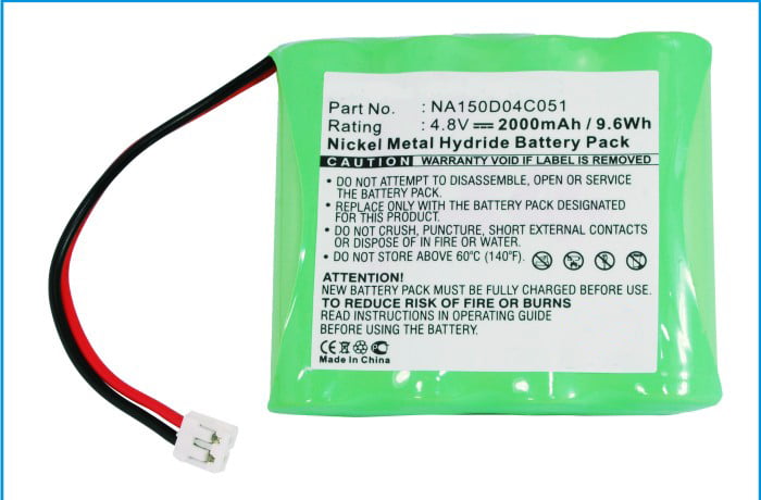 Bateria para monitores para bebé Chicco tipo 4-vh790670 4,8v 2000mah/10wh NiMH verde 