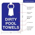 thumbnail image 3 of Dirty Pool Towels Pool Sign,, 3 of 8