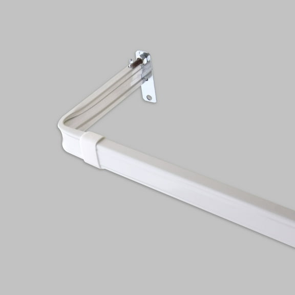 InStyleDesign  Adjustable Lockseam Curtain Rod with 3-inch Clearance