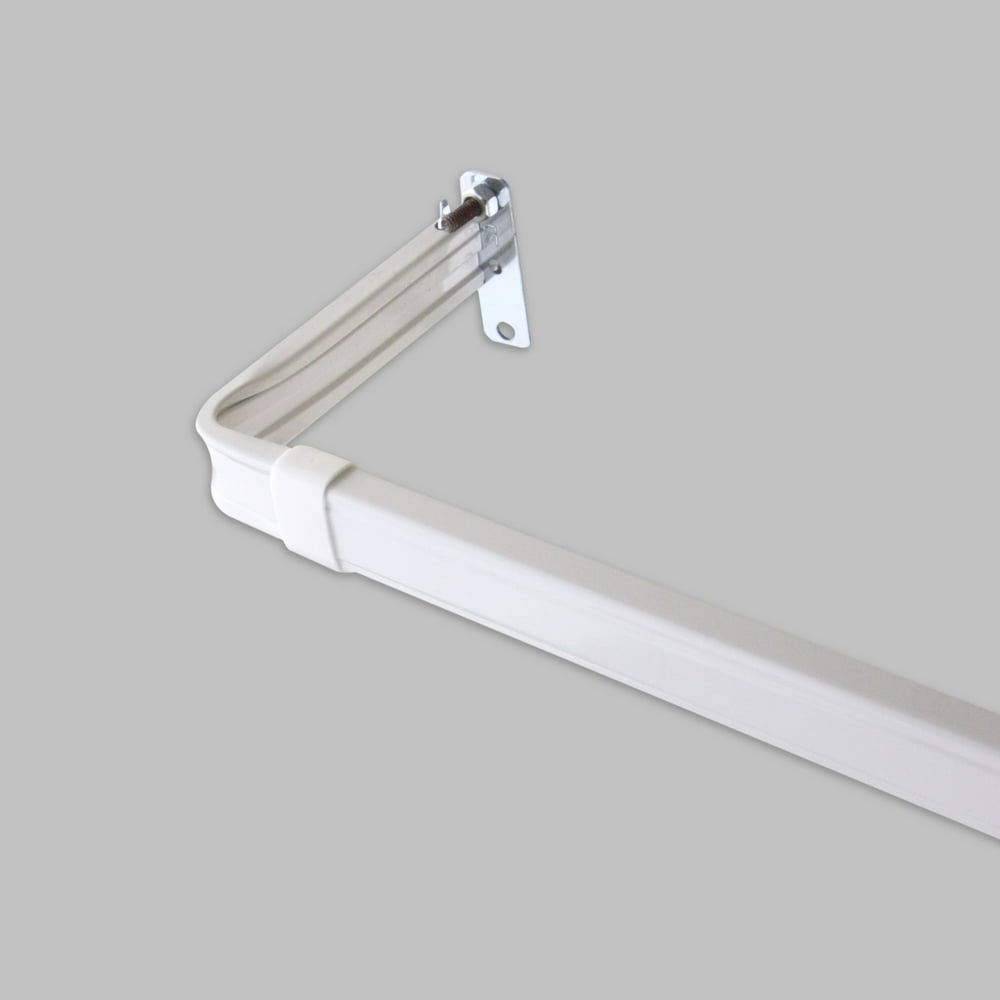 InStyleDesign Adjustable Lockseam Curtain Rod with 3inch Clearance