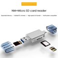 thumbnail image 2 of Usb 3.0 Card Reader Nm Card Reader Tf Memory Card Reader Type-c Mobile Computer Universal Multi-function Card Reader, 2 of 5