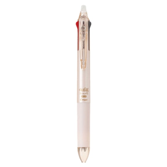Clearance Under $6! 1 Pack 3-in-1 Retractable Erasable Pen, 0.38mm Multi-Color Rolling Ball Pen with Friction Erasable Ink, Smooth Writing Fine Point Pen