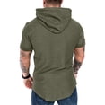 thumbnail image 1 of Minnieouse Sudadera con capucha de algodón para hombre Sudadera con capucha de algodón con capucha para el sudor Camisetas Verde SG, 1 of 6