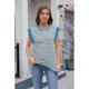 thumbnail image 2 of Camisetas Básicas de Verano para Mujer, Camisetas Casuales Sin Mangas, Camisetas Holgadas, Talla L, Azul Polvo, 2 of 8