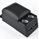 thumbnail image 1 of Asiento trasero universal Coverado con consola central de coche, negro, 1 of 9