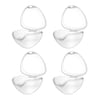 4pcs Storage Box Baby Pacifier Teat Container Portable Dustproof Case