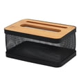 thumbnail image 5 of CUTICATE Napkin Holder Paper Holder Bathroom Living Room Bedroom Paper Storage Rack Container Removable Tissue Holder Tissue Box Cover 22cmx13.6cmx11.2cm, 5 of 8