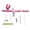 Rose gold, variant on Double-Action 0.3mm Gravity-Feed Airbrush for Nail Manicures Small Air Brush Double-Action Large Feed Air Brush
