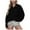 Black, variant on Women Blouses Yoga Top Pack Long Sleeve Pullover Women Soft Lightweight Sweatshirts Sweater Hoodie Top 3 Tunic Length Sweaters Woolly Threads Sweatshirt Scrub Tops Long Sleeve Sweatshirt Black 2XL