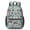 Fireman and Cone, variant on Fireman and Shield White Pattern 17" School Backpacks for Teens,Waterproof Oxford Fabric,S-Shape Padded Straps for School,Travel,Hiking,Camping