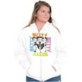 thumbnail image 4 of Retro Betty Boop Cartoon Fashionista Zip Hoodie Sweatshirt Women Brisco Brands X, 4 of 5