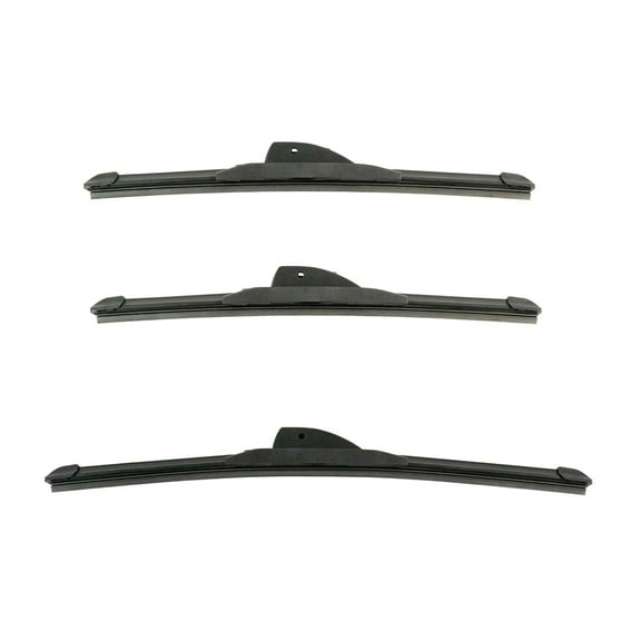 Geelife Tech Windshield Wiper Blade Front & Rear 3pc Set