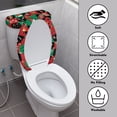 thumbnail image 3 of HELLHERO Fits All Toilet Shapes Soft Adjustable Polyester Toilet Dust Cover Set Indoor Home Machine Washable Washable and Reusable 17x21 Inches 2 Piece Set, 3 of 8