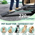 thumbnail image 5 of Furggis 67" Foldable Dog Ramps Large Dogs, Dog Car Ramp with Non-Slip Rug Surface, Pet Ramp Stairs Portable,Dog Steps for Medium & Large Dogs Up to 220 LBS Get Into a Car, SUV & Truck, 5 of 7