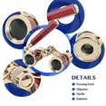 thumbnail image 4 of Binoculares YONGSHENG 3x25 de metal color rojo con Lente recubierta, 4 of 5