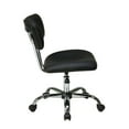 thumbnail image 2 of Chaise Vista de Office Star, vinyle noir, 2 of 3
