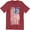 Red, variant on American Flag Distressed Patriotic Tattered Vintage USA flag men's Tee Shirt