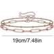 thumbnail image 2 of Pulsera de dos capas para mujer, regalo de amistad, pulsera de oro rosa, 2 of 5