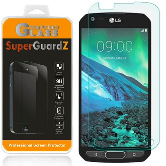 [3-Pack] For LG X Venture - SuperGuardZ Tempered Glass Screen Protector, 9H, Anti-Scratch, Anti-Bubble, Anti-Fingerprint