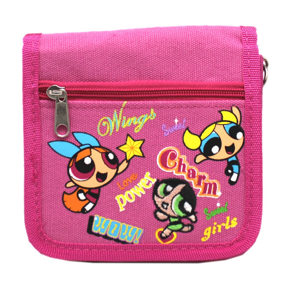 Wallet The Powerpuff Girls "Charm, Power and Sweet" Magenta Mini