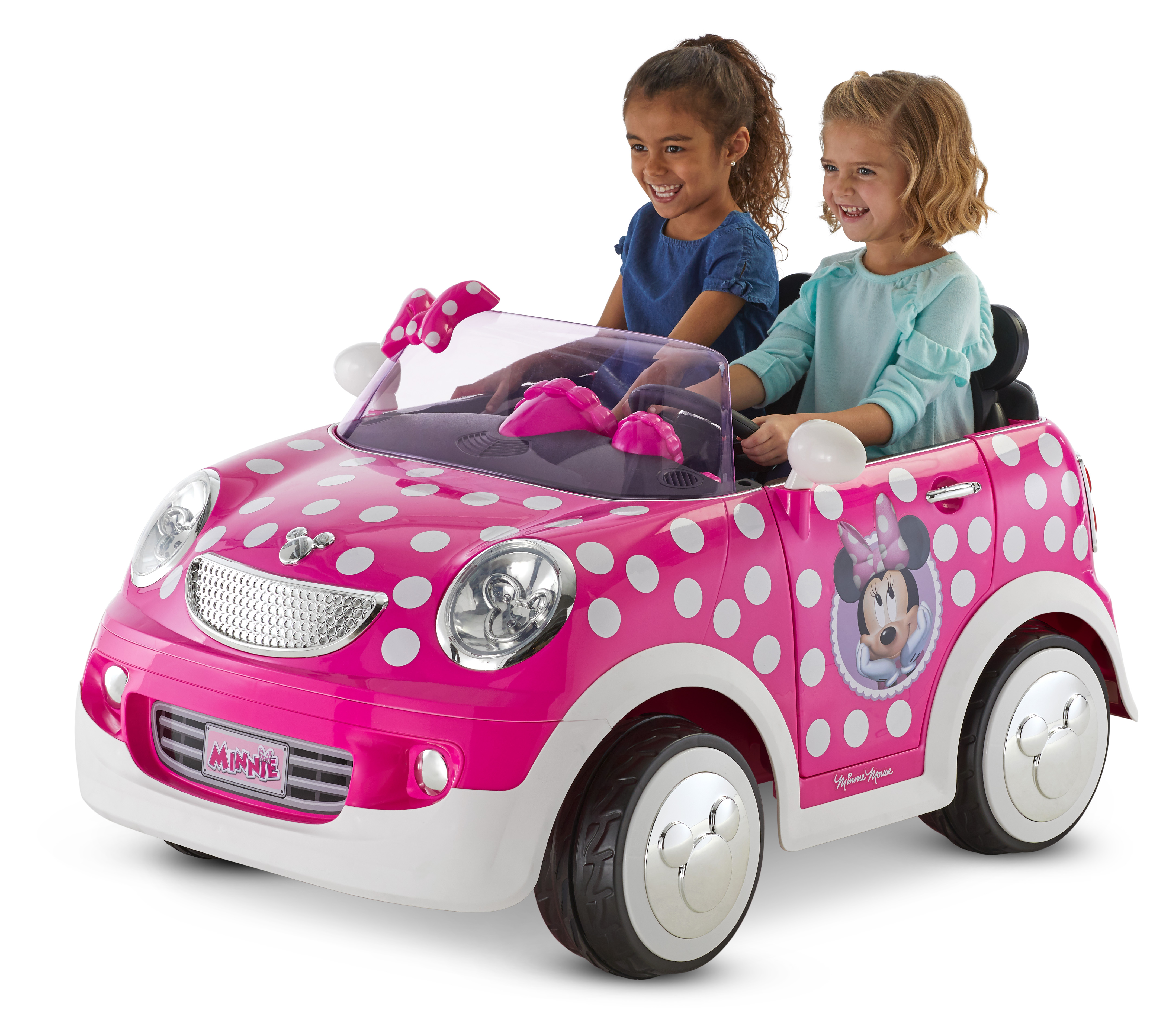 Kid Trax 12 Volt Disney Minnie Mouse Hot Rod Coupe Ride-On Toy 