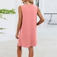 thumbnail image 4 of Neewe Nightgowns for Women Plain Scoop Neck Night Gown Sleeveless Sleepshirt Chemise Sleepwear Tank Sleep Dress S-2XL, 4 of 6