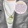 thumbnail image 3 of Granddaughter Necklace God Watching Grandparent Gutsy Goodness Adult Female Bronze Metal Jewelry, 3 of 8