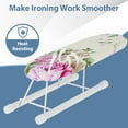 thumbnail image 4 of Tabletop Ironing Board Small Ironing Board with Non-Slip Folding Feet Portable Ironing Board with Heat Resistant Pad Space Saving Foldable Iron Board for Sewing Craft Room 10.2x4.3x3.1 inch, 4 of 6