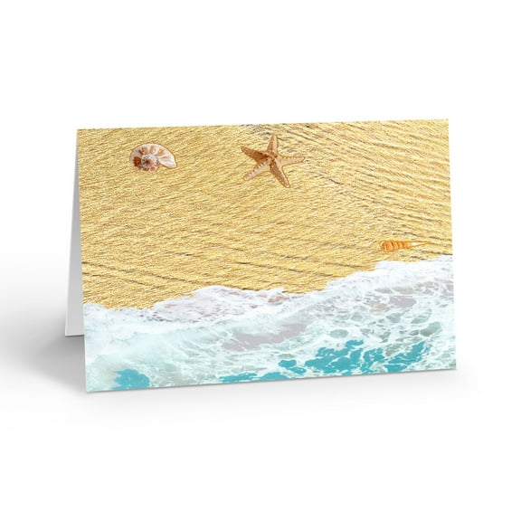Beach Blank Note Cards - 10 Boxed Cards and Envelopes - 14403
