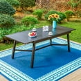 thumbnail image 2 of Sophia & William 6-8 Person Extendable Steel Outdoor Patio Dining Table - Black, 2 of 7
