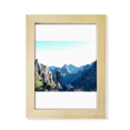thumbnail image 1 of Los picos de las montañas Escritorio de madera Arte Pintura 7x9 pies Marco de foto, 1 of 4