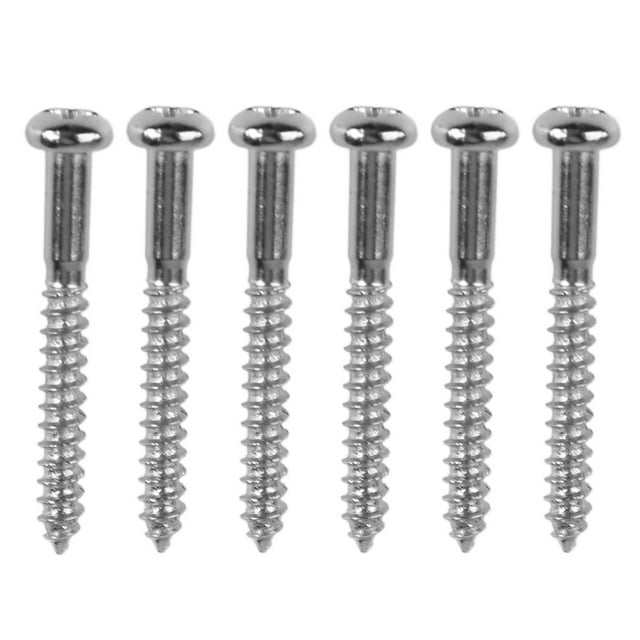 Tornillos para puente, 6 piezas Tornillos para puente de guitarra Tornillos para puente de guitarra Piezas de guitarra Los mejores de su clase